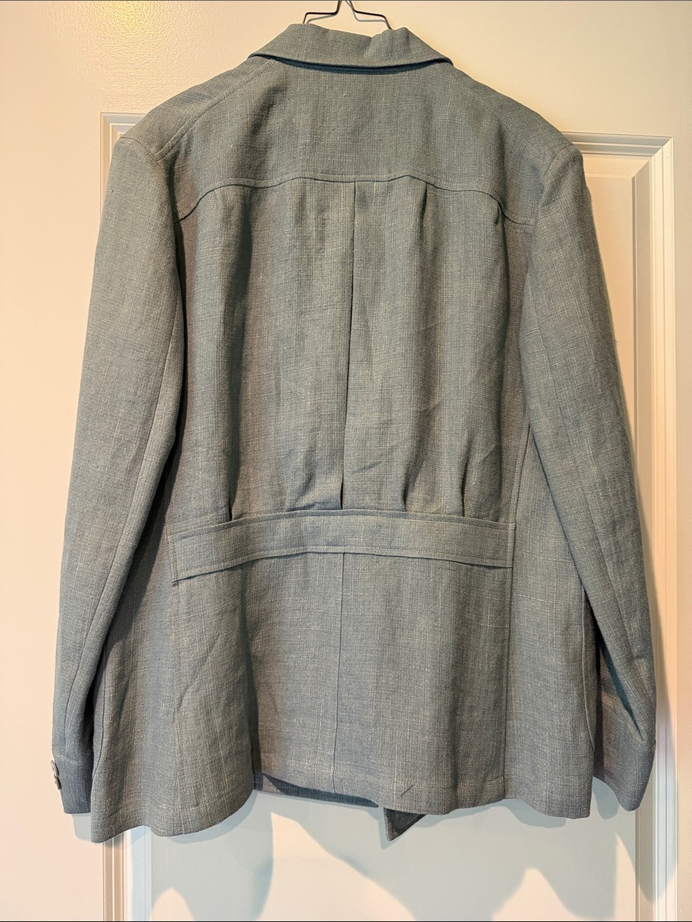Ralph Lauren Purple Label Double-Breasted Linen Blazer - Picture 6 of 6